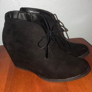 Black booties size 6.5